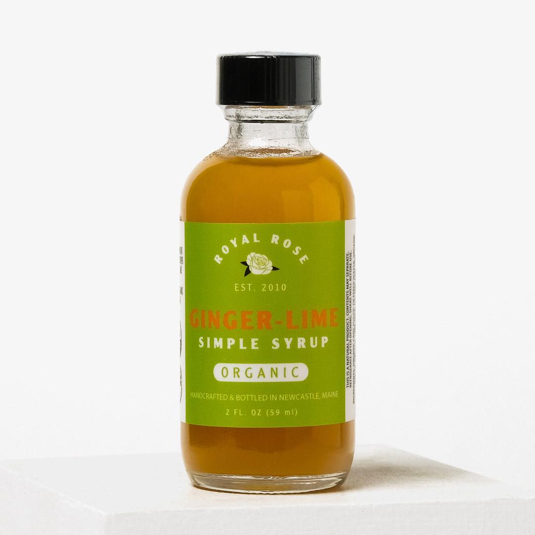 Ginger Lime Organic Simple Syrup 