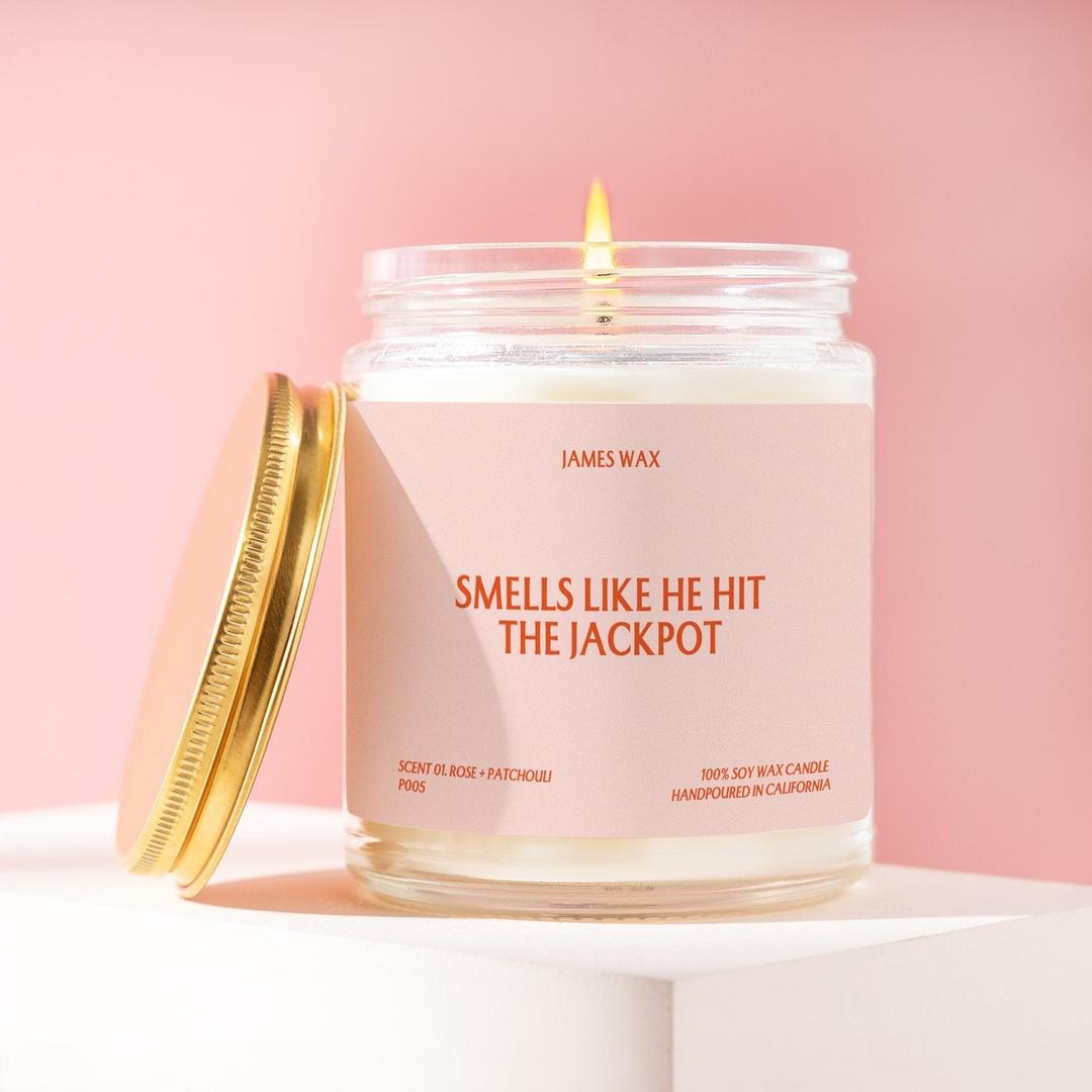 Hit the Jackpot Engagement Candle