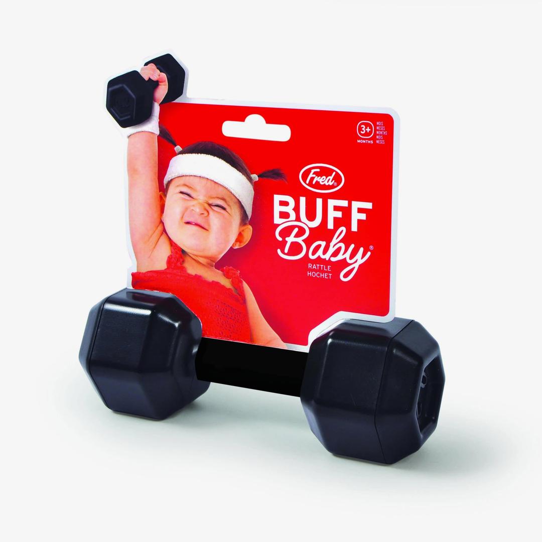 Buff Baby Dumbbell Rattle