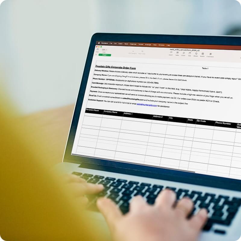 2. Share your recipient list