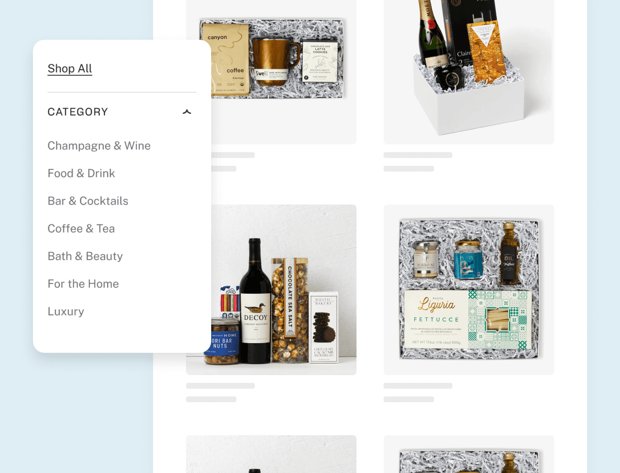 Ways to gift - Ready to ship